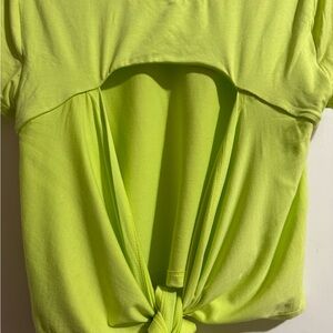 Blogilates Reversible Backe Tee Limeade